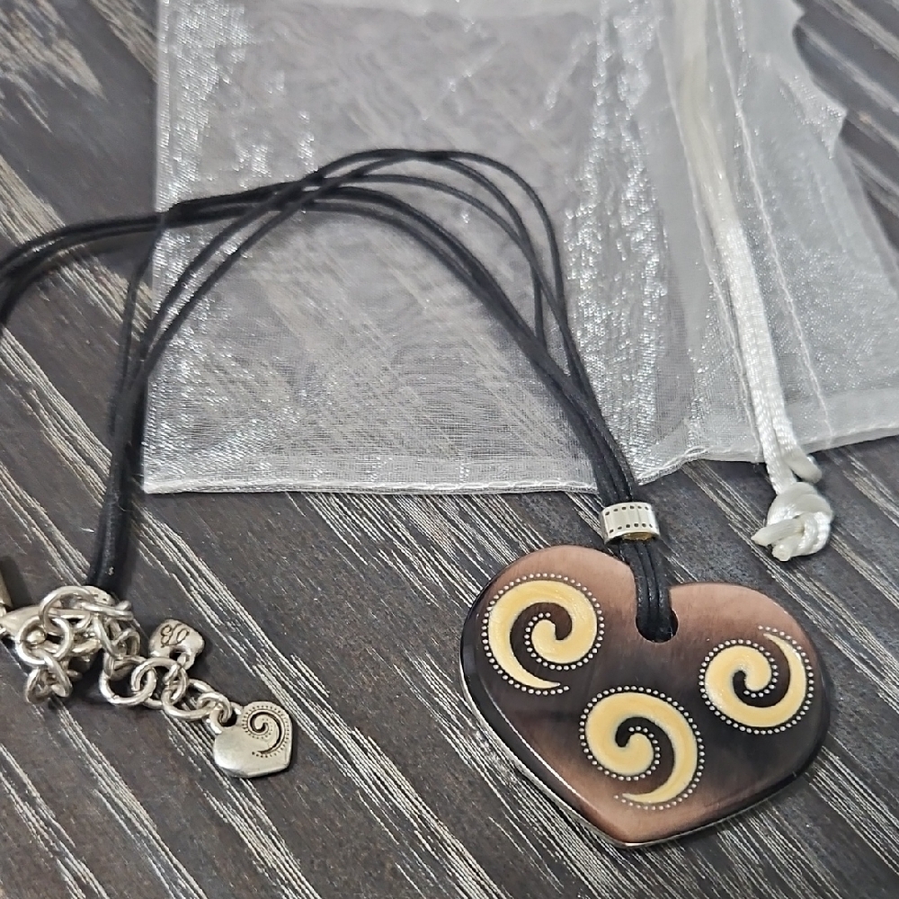 Brighton Milano Heart Corded Necklace